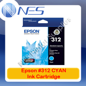 Epson Genuine #312 CYAN Ink Cartridge for Expression XP-8500/XP-15000 (T182292)